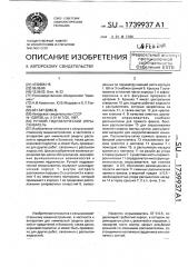 Ручной гидравлический опрыскиватель (патент 1739937)