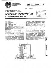 Установка для пропитки витых изделий (патент 1174508)