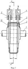 Устройство для одновременного разрезания по двум или нескольким линиям реза покрышки (патент 2441753)