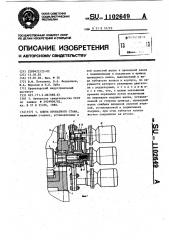 Клеть прокатного стана (патент 1102649)