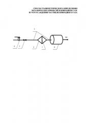 Способ гравиметрического определения механических примесей в природном газе путём осаждения частиц из природного газа (патент 2659323)