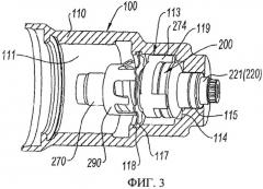 Дисковый тормоз с преобразующим движение патроном (патент 2539711)