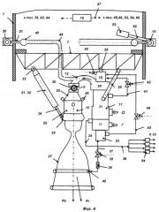 Жидкостный ракетный двигатель и блок сопел крена (патент 2431053)