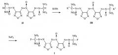 Бис(фтординитрометил-onn-азокси)азоксифуразан и способ его получения (патент 2581050)