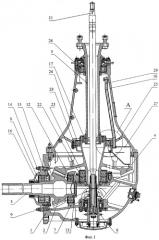 Хвостовой редуктор трансмиссии вертолета (патент 2280594)