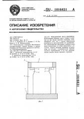 Фундамент под машины (патент 1016431)