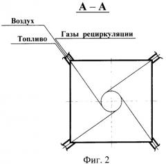 Способ работы тангенциальной топки (патент 2460939)