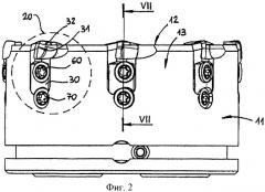 Режущий инструмент и механизм крепления режущего элемента на корпусе (патент 2458764)