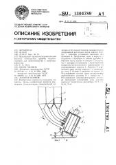 Дозатор кормов (патент 1304789)