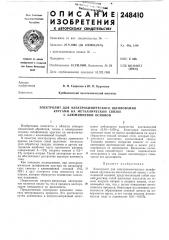 Электролит для электрохимического шлифования (патент 248410)