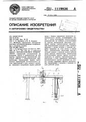 Автоматический манипулятор (патент 1119836)