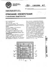 Многокоординатный шаговый электродвигатель (патент 1363394)