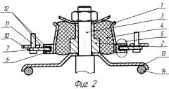 Верхняя опора направляющей передней стойки подвески автомобиля с подшипником скольжения (варианты) (патент 2331529)