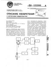 Устройство для измерения хода иглы форсунки (патент 1222880)