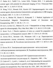 Способ использования суспензий наночастиц оксидов металлов в качестве контрастных веществ для ультразвуковой визуализации сердца и сосудов (патент 2444296)