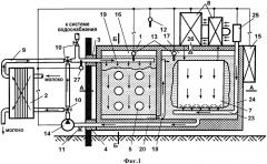 Энергосберегающая установка для получения ледяной воды на фермах и молокоприемных пунктах (патент 2557170)