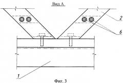 Узел соединения трубчатых профилей в трехгранной ферме (патент 2373344)