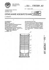 Дробовой патрон (патент 1787259)