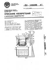 Автоматическая линия для гальванической обработки изделий (патент 1446200)