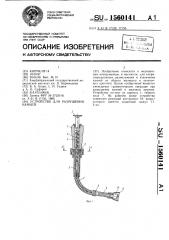 Устройство для разрушения камней (патент 1560141)