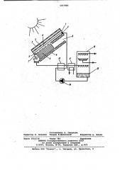 Солнечный нагреватель для регенерации раствора абсорбента (патент 1017885)
