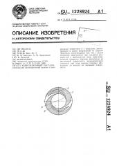 Кавитационный насадок (патент 1228924)