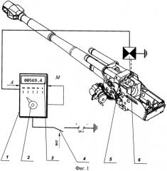 Устройство учета расхода ресурса артиллерийского орудия (патент 2569079)