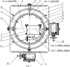 Устройство поворотное двухосное (патент 2465553)