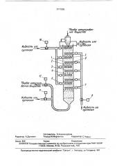 Способ контактирования твердого гранулированного вещества с жидкостью или суспензией (патент 1717206)