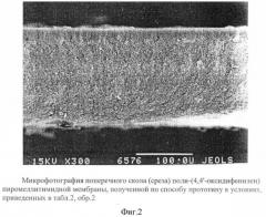 Способ получения ультрафильтрационной термостойкой полимерной мембраны (патент 2373991)