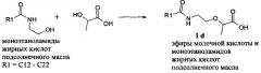 Способ получения эфиров оксикислот и моноэтаноламидов жирных кислот растительных масел (патент 2619118)