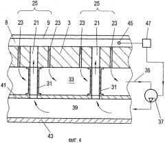 Устройство для транспортировки и поддержания панелеобразных предметов, в частности стеклопанелей (патент 2383486)