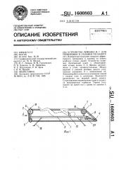 Устройство лейкина м.г. для тренировки в лазании по канату (патент 1600803)