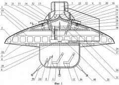 Атмосферная летающая тарелка (варианты) (патент 2548294)