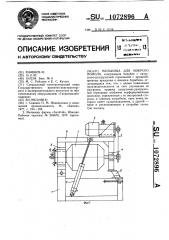 Мельница для мокрого помола (патент 1072896)