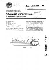 Коллекторное устройство выхлопной системы двигателя внутреннего сгорания (патент 1245731)