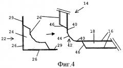 Способ производства объекта из многослойной структуры с усиленным углом и объект такого типа (патент 2490125)