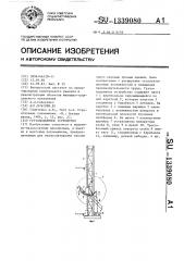 Грузоподъемное устройство (патент 1339080)