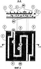 Болометрический детектор, устройство для обнаружения инфракрасного излучения с использованием такого болометрического детектора и способ для изготовления этого детектора (патент 2356017)