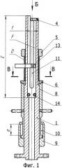Оправка для укладки удлиненных шнуровых зарядов в корпус авиабомбы (патент 2414677)
