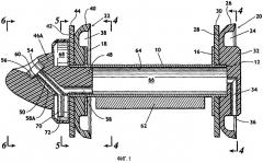 Скребок трубопровода, распределяющий вещества, замедляющие химические реакции (патент 2282783)