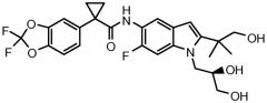 Твердые формы (r)-1-(2,2-дифторбензо[d][1,3]диоксол-5-ил)-n-(2,3-дигидроксипропил)-6-фтор-2-(1-гидрокси-2-метилпропан-2-ил)-1h-индол-5-ил)циклопропанкарбоксамида (патент 2573830)