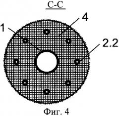 Способ защиты свайного фундамента несущей опоры от воздействий сил морозного пучения грунта (патент 2573145)
