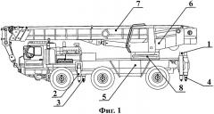 Автомобильный кран (патент 2334671)