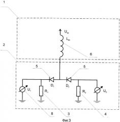 Способ измерения переменного напряжения вариационным резистивным делителем с индуктивным плечом (патент 2368908)