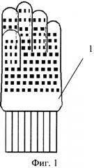 Защитная трикотажная перчатка и способ ее изготовления (патент 2586822)