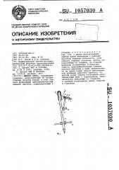 Лыжная палка (патент 1057030)