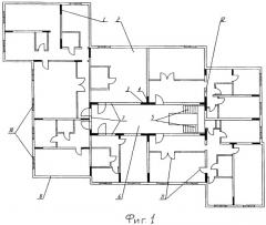 Малоэтажный многоквартирный жилой дом (патент 2369695)