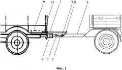 Догружающее устройство автопоезда (патент 2658735)