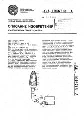 Устройство для измерения напряженности импульсного электрического поля (патент 1046713)